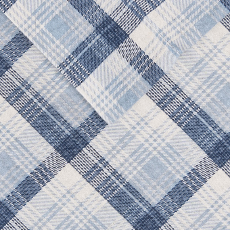 Ensemble de draps très grand en flanelle de coton 100% coton Woolrich, Ensemble de draps très grand californien avec 2 t