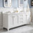 Bernardo 72 " W Freestanding Standard 2 Double Vanity Bathroom Vanity With Engineered Marble Top-1496226033-1496226039