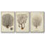Indigo Tile I - Ensemble de 3 reproductions encadrées sur toile-97792023-97792025