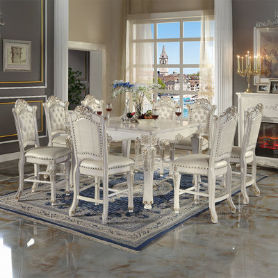 Milinda 9 Piece Counter Height Table Set