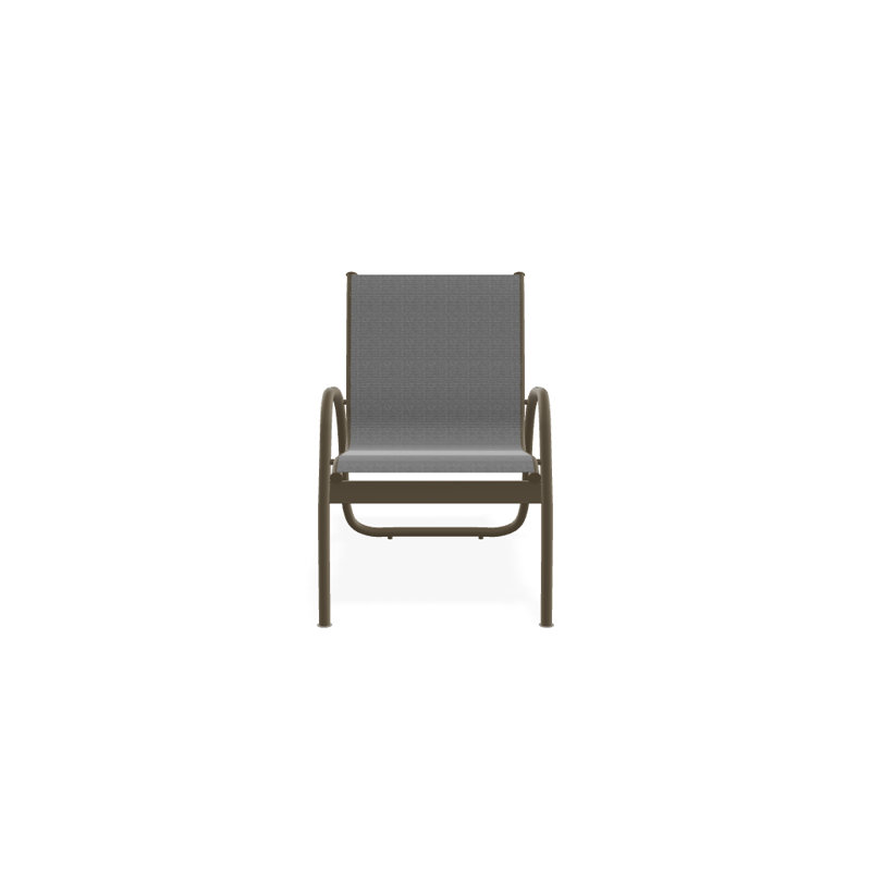 Fauteuil de patio Gardenella, Titane Sunbrella®, Bois de plage texturé