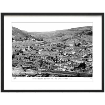 Abertillery, Penybont And Cwmtillery 1955 - Single Picture Frame Print