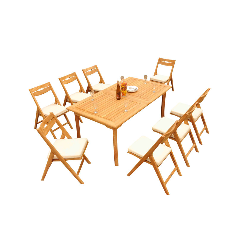 Ensemble de salle à manger rectangulaire pour 115 personnes Emmetsburg