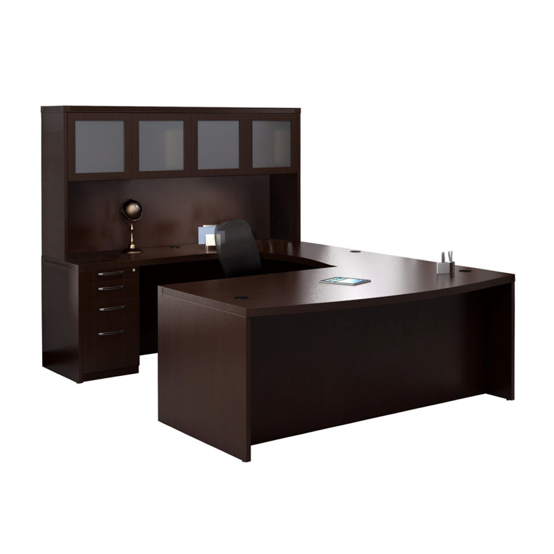 Huche de bureau Aberdeen, Moka
