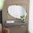 Iron Frame Vertical Oval Mirror