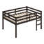 Wood Loft Bed With Ladder-2062081788