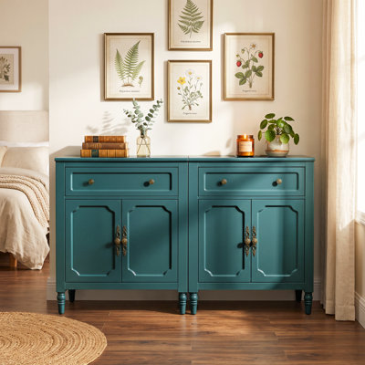 Buffet de 66 pouces avec portes et tiroirs