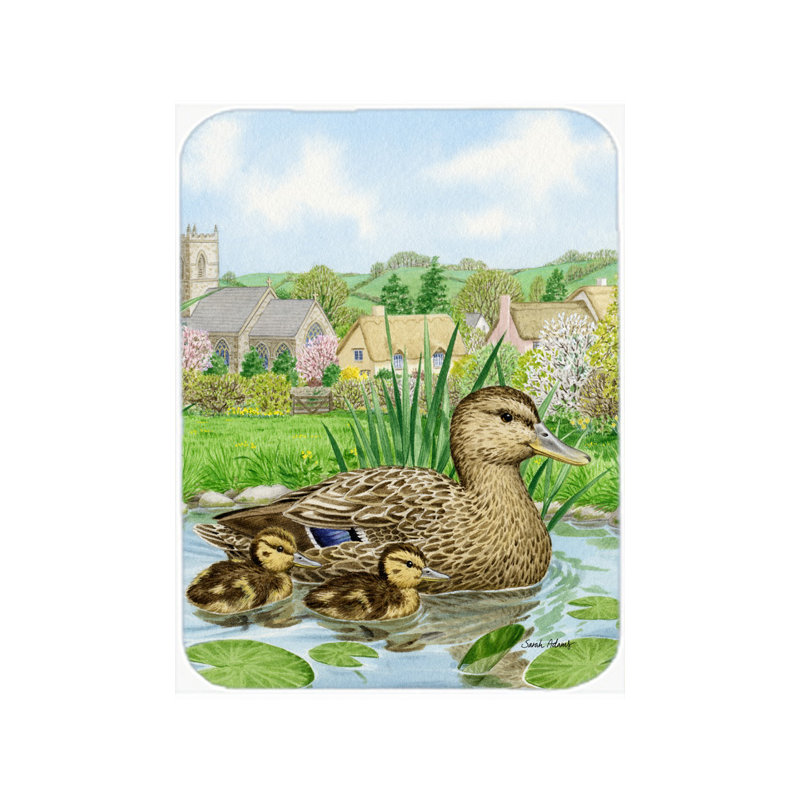 Planche à découper en verre caroline trésors Duck