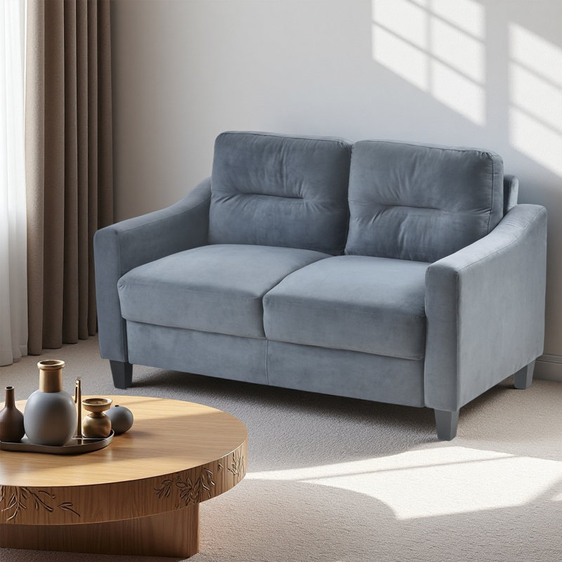 Couch Comfortable Sectional Couches And Sofas For Living Room Bedroom Office Small Space, Blue