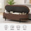 Banc de rangement en mélange de polyester Kendelyn-1914564145-1914564151