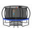 Trampoline 14 pi avec enceinte - Trampolines récréatives avec échelle et revêtement antirouille-119337681