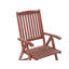 Beauly Folding Patio Dining Side Chair with Cushion