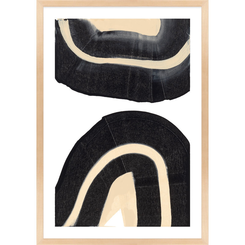 Passages 3 Painting by Andrea Stokes, 14" W x 20" H, Maple Framed