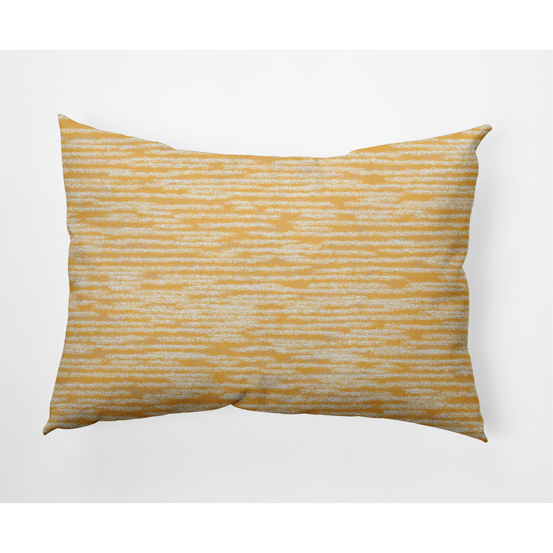  Coussin intérieur / extérieur rectangulaire, Jaune