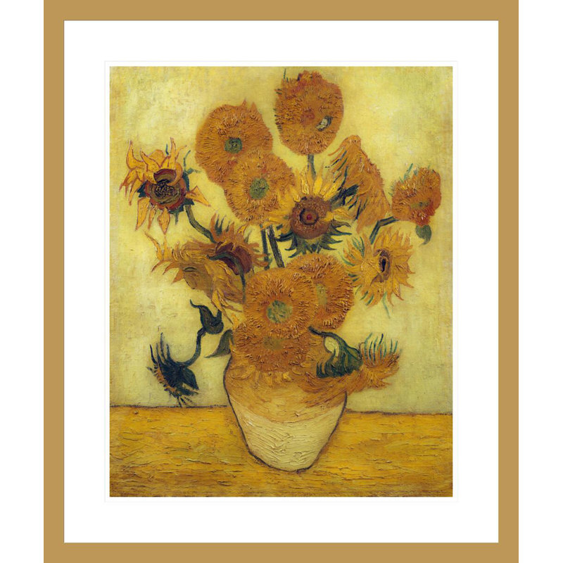 Tournesols par Vincent van Gogh, H 27,84 po x l 23,5 po