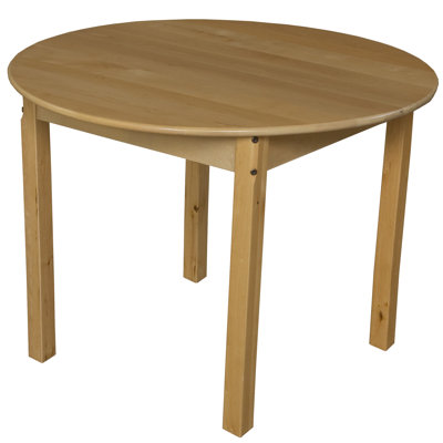 Circular Hardwood Table