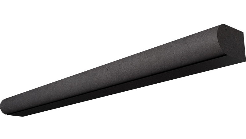 Volcano 12" x 0.75" Honed Natural Stone Pencil Liner Tile Trim in Honed