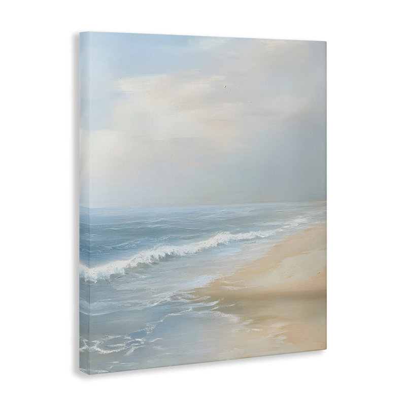 Serenity Beach View Canvas, design by Franklyn Gregory, 30" H x 24" W