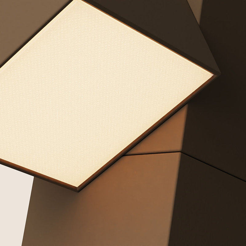 Analog Task Light, Walnut