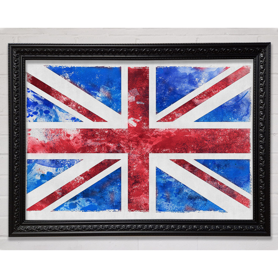 Union Jack Washed Out - Druck