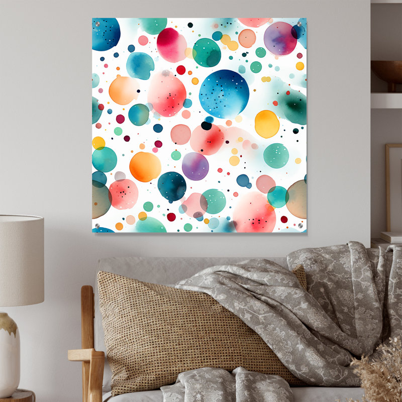 Citlaly - Art mural abstrait en acrylique pour le salon, H 36 po x l 36 po
