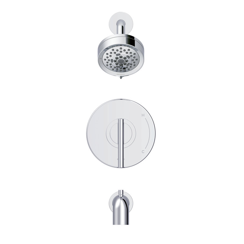 Parma Tub & Shower Faucet, Chrome