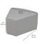 Repose-pieds rembourré Pro Series de 12 po de hauteur-101545378