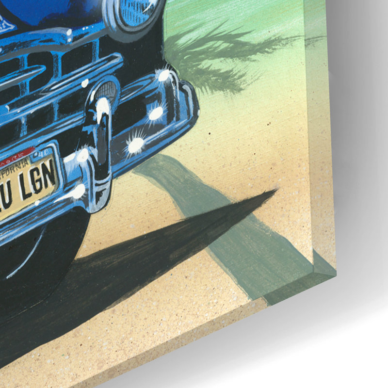 Art mural en verre Dovecove «Blue Lagoon» par Scott Westmoreland, H 12 po x l 16 po x P 0,13 cm