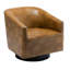 Fauteuil pivotant en similicuir - l 30,31 po, sans ressorts à arc inclinable, h 18,25 po-2066498885