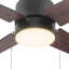 Ventilateur de plafond de 52 po avec éclairage à DEL