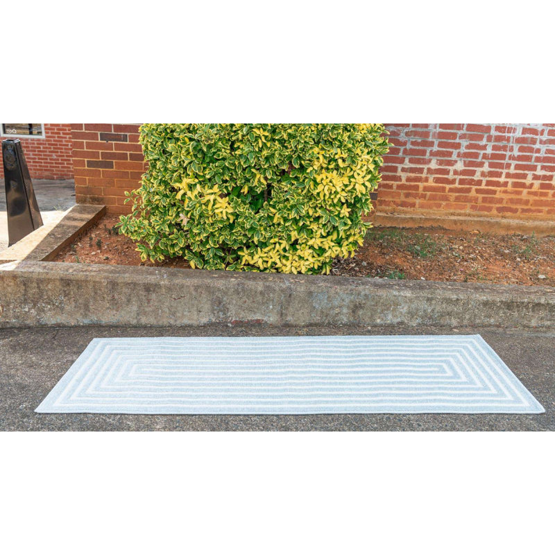 Tapis d'extérieur couleur calme Claudia, Tapis de couloir 2 pi x 6 pi