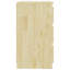 Calbert Bedside Cabinet 60 x 36 x 64 cm Solid Wood Fir-666402624