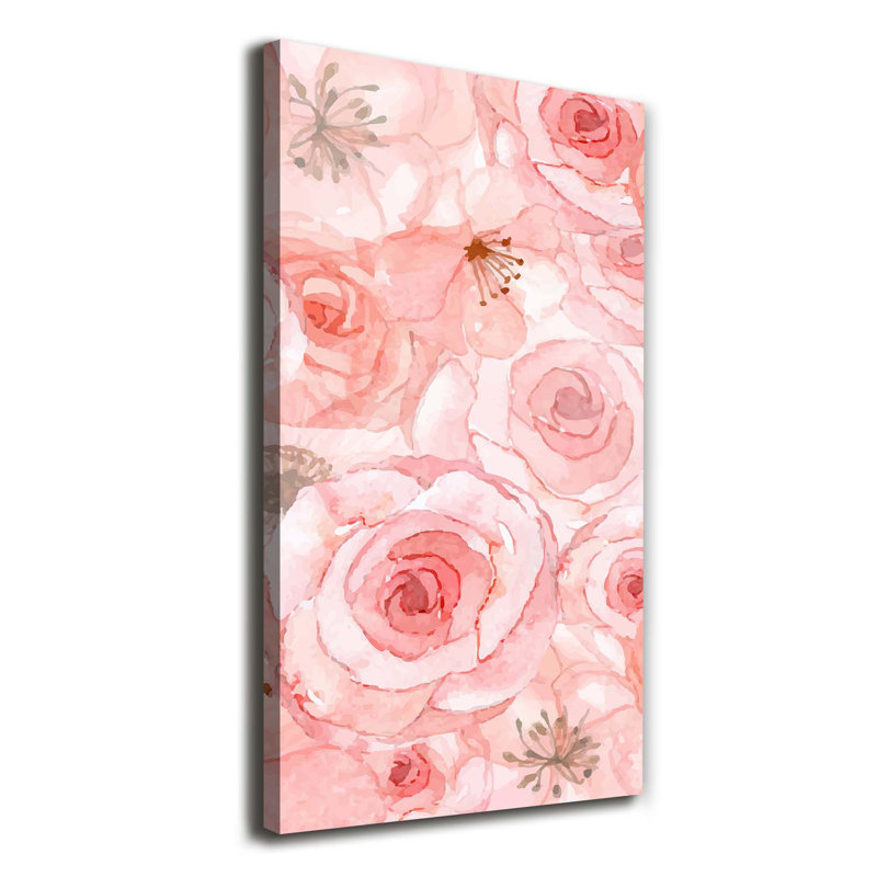 Floral - Wrapped Canvas Print, 120cm H x 60cm W