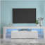 Meuble télé blanc moderne avec télécommande 20 lumières DEL-708698123