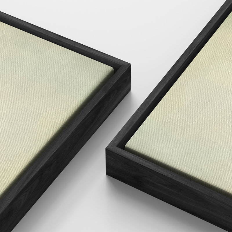 Abstrait paysage abstrait encadré sur toile - impression minimaliste neutre pour décoration murale moderne, H 60 po x l 20 po