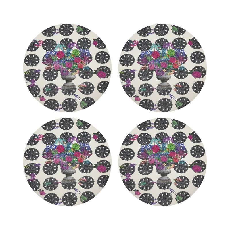 Pistils Metal Bouquet Pebble 16" Vinyl Placemat