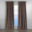 Rideau simple extra long et extra large en velours mat luxueux-71630079-71630067