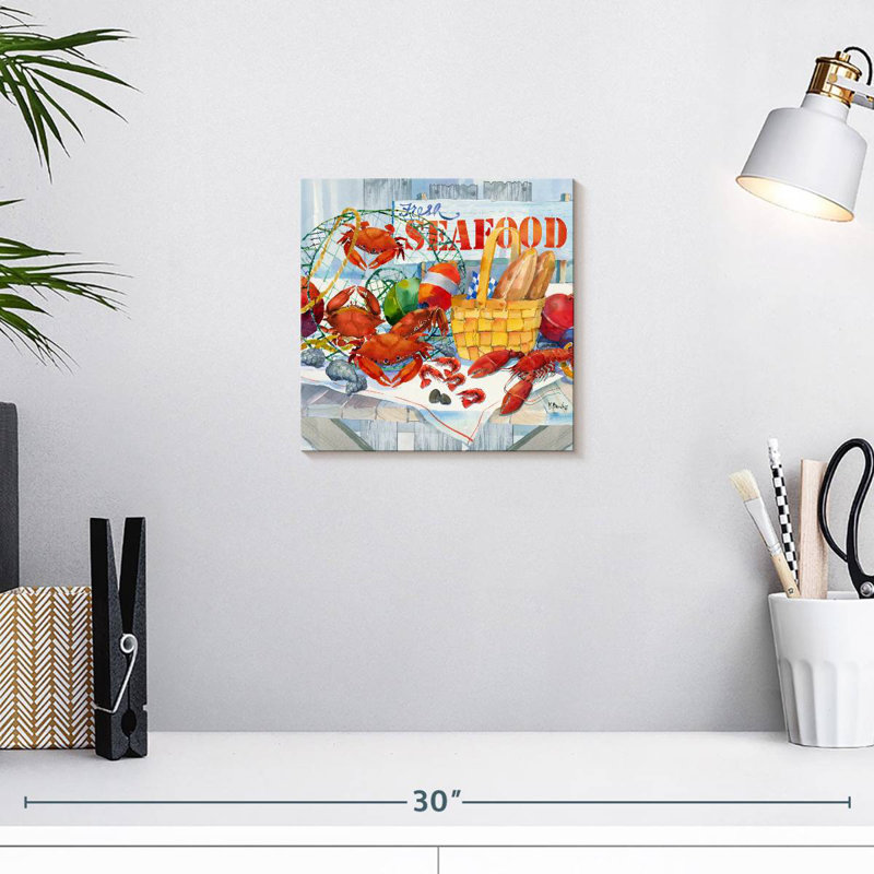 Brampt Seafood Galore, 10" H x 10" W