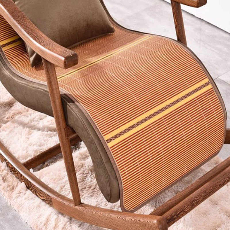 SUPROT The Chic African Mahogany Rocking Chair Rocking Chair | Wayfair