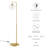 Modway Silo Glass Globe Glass and Metal Floor Lamp-2129631862