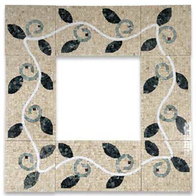 7" x 12" Marble Mosaic Wall & Floor Tile