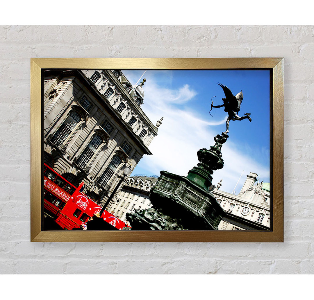 London Piccadilly Circus UK - Einzelner Bilderrahmen Kunstdrucke