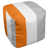 Orange / blanc / argent