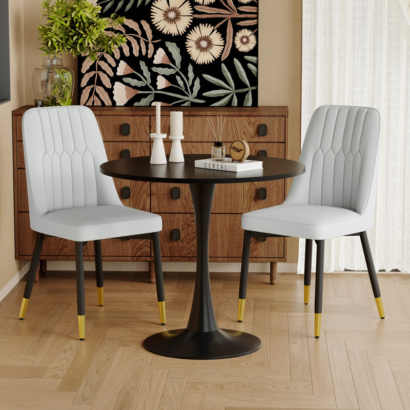 Ensemble de table de salle à manger moderne Vesta, Gris