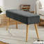 Sharie Velvet Upholstered Bench
