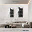 Chat noir et blanc Brampt-108547355