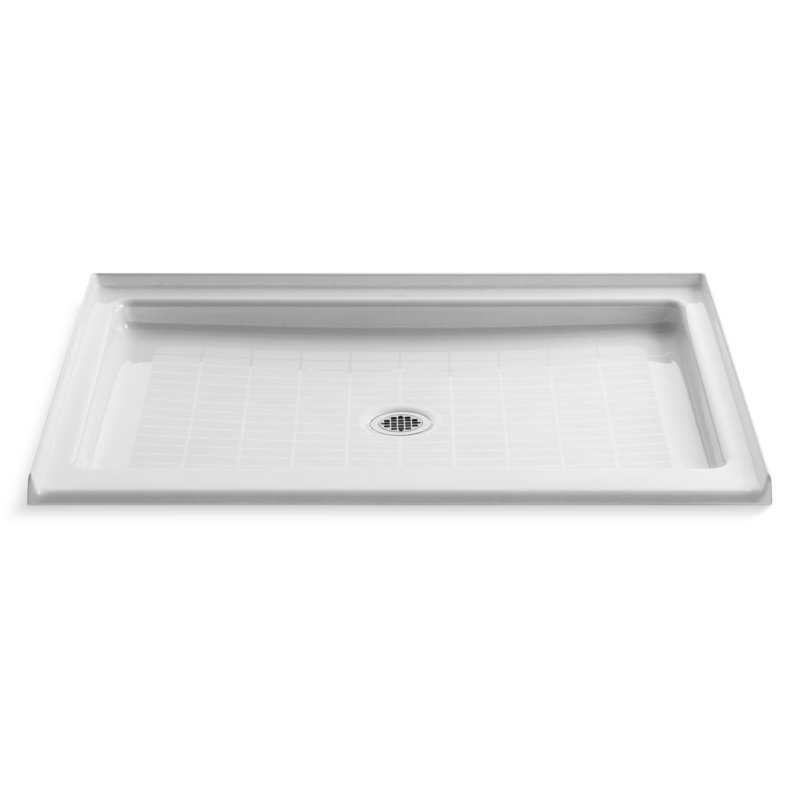 Purist® 48" W x 36" D Cast Iron Shower Base, White