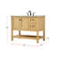 Meuble-lavabo simple de 42 po pour la salle de bain Bonsai-1173579283