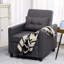 3-In-1 Convertible Chair Bed, Multi-Functional Single Sofa Bed, Pull Out Sleeper Chair With Adjustable Backrest, Pillow, And Pockets