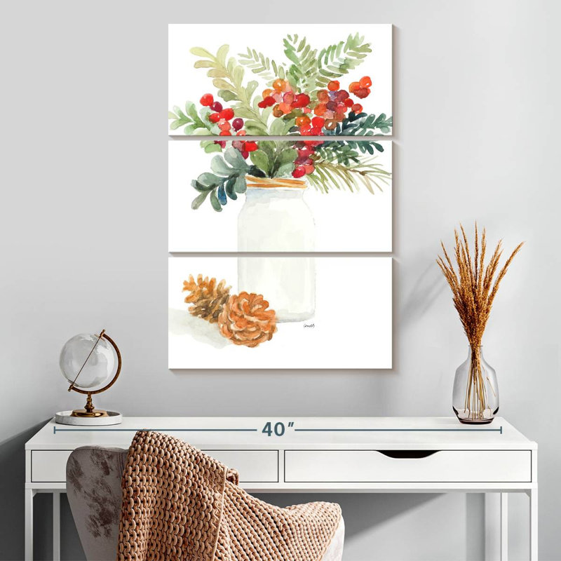 Pot Mason Harnek pour Noël I, H 32 po x l 20 po